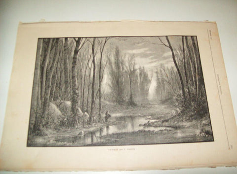 LAMINA ILUSTRACION ARTISTICA 19779: Pasaje, por T. Urgelles