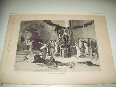 LAMINA ILUSTRACION ARTISTICA 19778: Floralia, por Mangilli