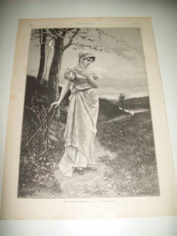 LAMINA ILUSTRACION ARTISTICA 19737: El ultimo remedio, por Bodenhausen