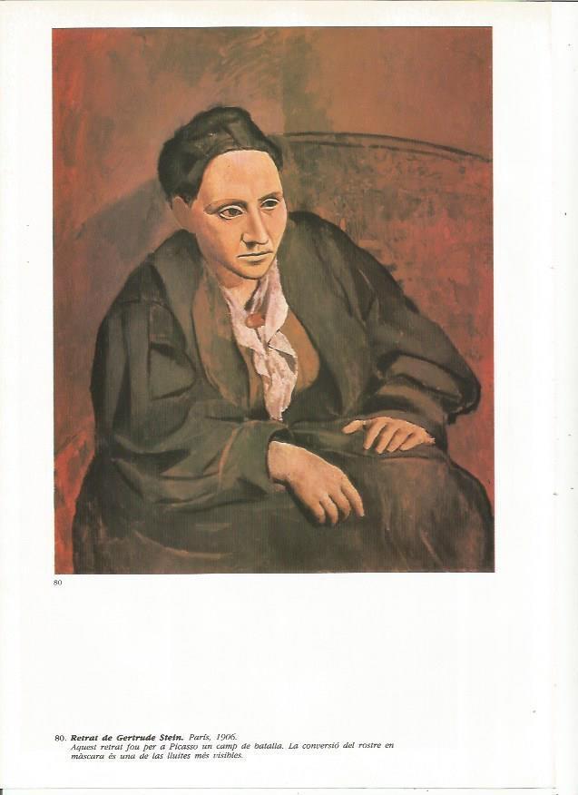 LAMINA 19391: Retrato de Gertrude Stein