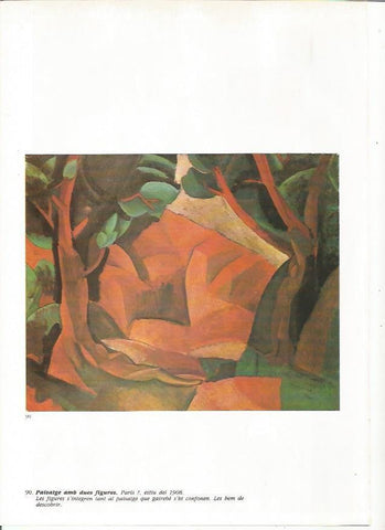 LAMINA 19398: Paisaje con dos figuras