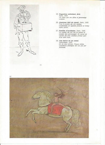LAMINA 19381: Organista ambulante de pie y Amazona encima de caballo