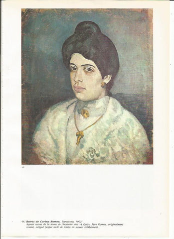 LAMINA 19368: Retrato de Corina Romeu