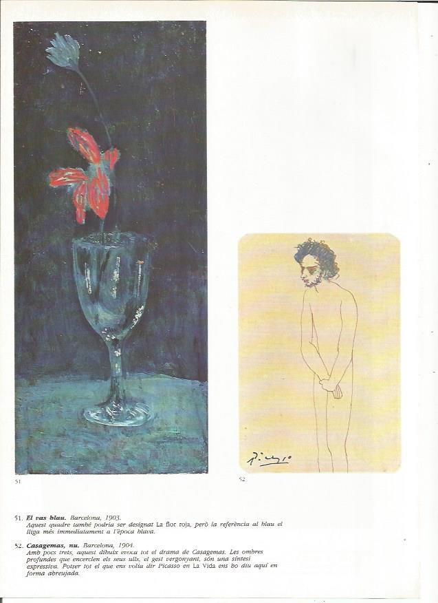 LAMINA 19371: El vaso azul y Casagemas, desnudo
