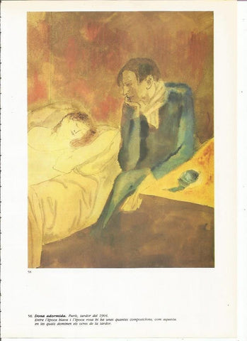 LAMINA 19376: Mujer dormida