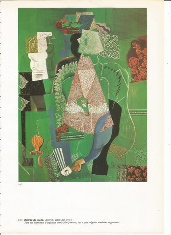 LAMINA 19413: Retrato de muchacha