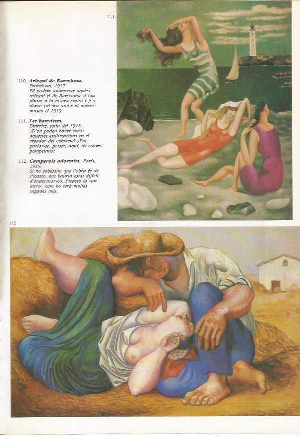 LAMINA 19417: Los bañistas y Campesinos dormidos