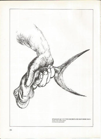 LAMINA 19295: Ilustracion para la obra La vida secreta de Salvador Dali