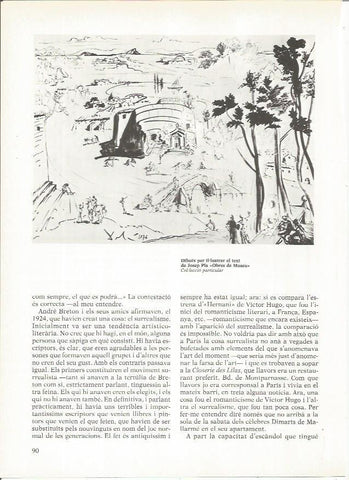 LAMINA 19297: Dibujo para Obres de Museu de Josep Pla, por Dali