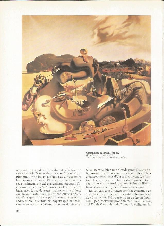 LAMINA 19301: Canibalismo de otoño, por Dali