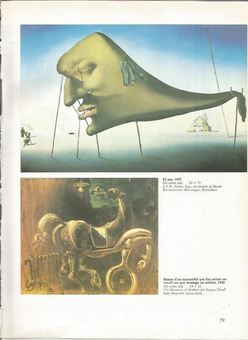 LAMINA 19293: El sueño, por Dali