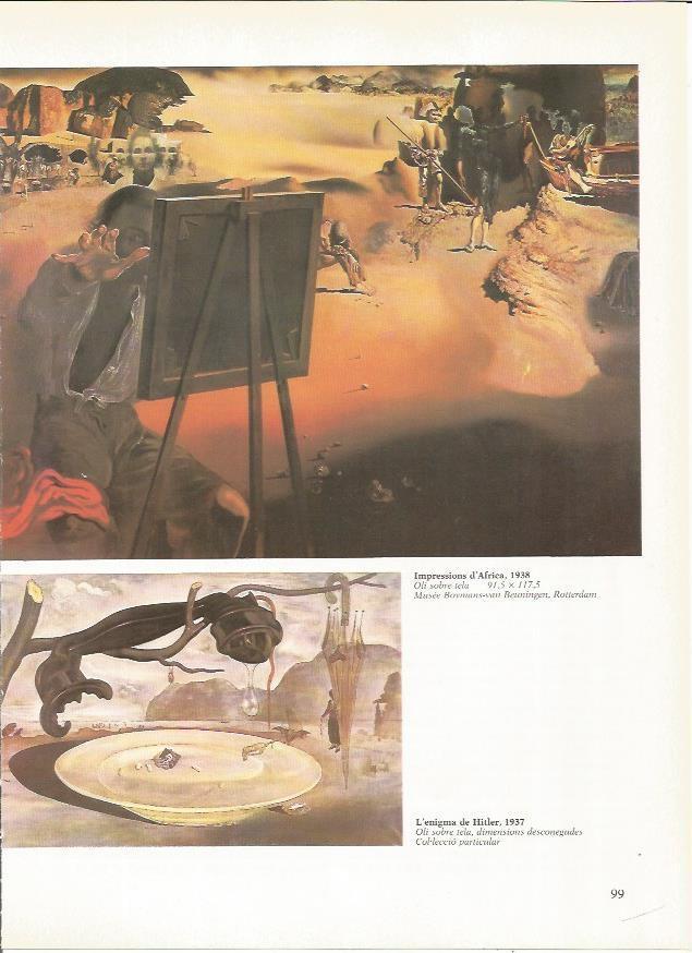 LAMINA 19302: Impresiones de Africa, por Dali