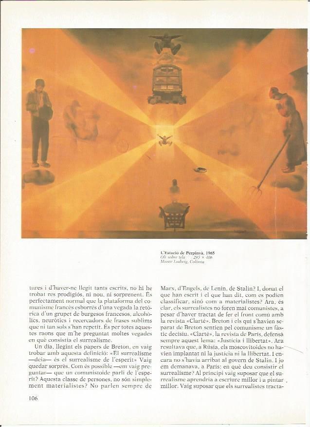 LAMINA 19305: La estacion de Perpiñan, por Dali
