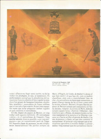 LAMINA 19305: La estacion de Perpiñan, por Dali