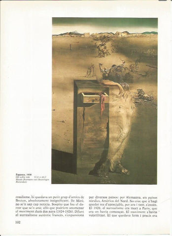 LAMINA 19303: España, por Dali 1938