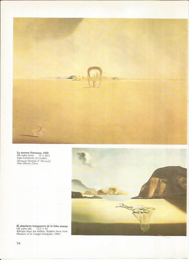 LAMINA 19290: La tartana fantasma, por Dali