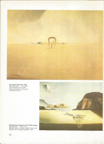 LAMINA 19290: La tartana fantasma, por Dali