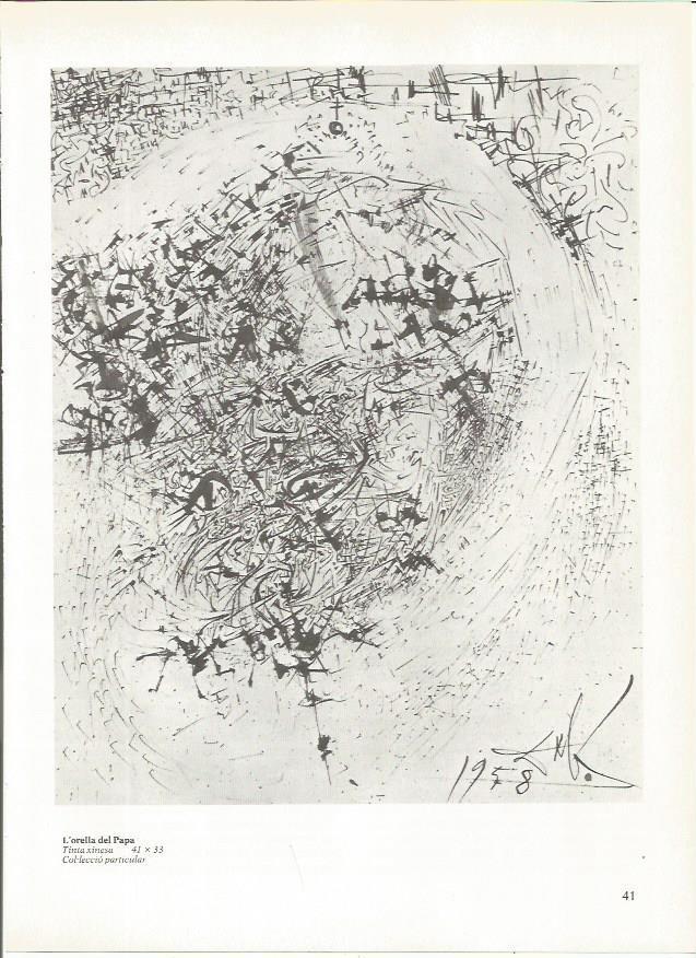 LAMINA 19275: La oreja del Papa, por Dali
