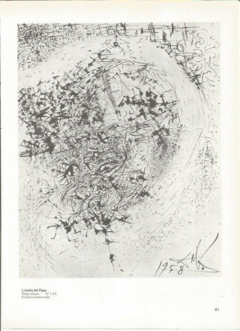 LAMINA 19275: La oreja del Papa, por Dali