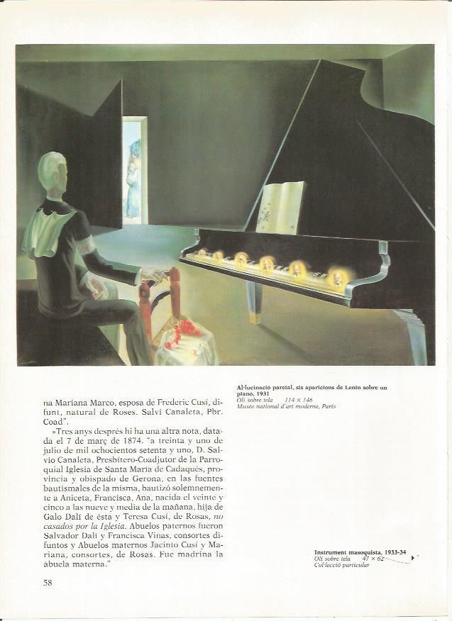 LAMINA 19282: Alucinacion parcial, por Dali