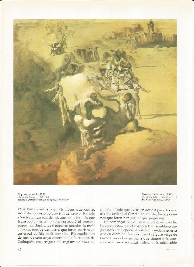 LAMINA 19284: El gran paranoico, por Dali