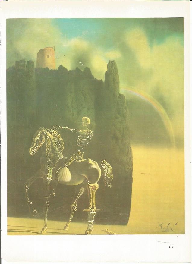 LAMINA 19285: Caballero de la muerte, por Dali