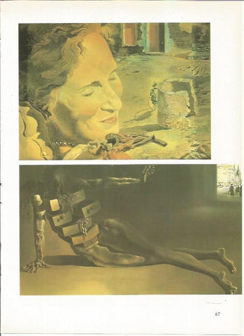 LAMINA 19287: Retrato de Gala con dos costillas en equilibrio sobre la espalda