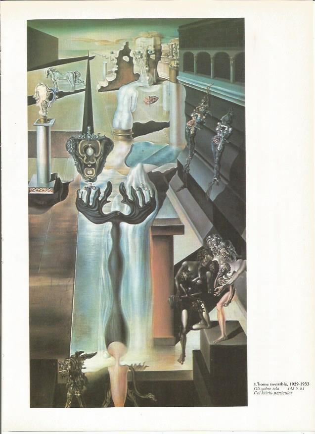 LAMINA 19289: El hombre invisible, por Dali