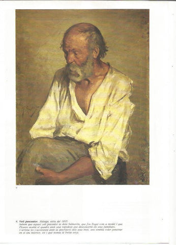 LAMINA 19347: Viejo pescador