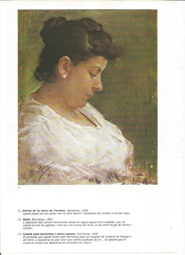 LAMINA 19349: Retrato de la madre del artista