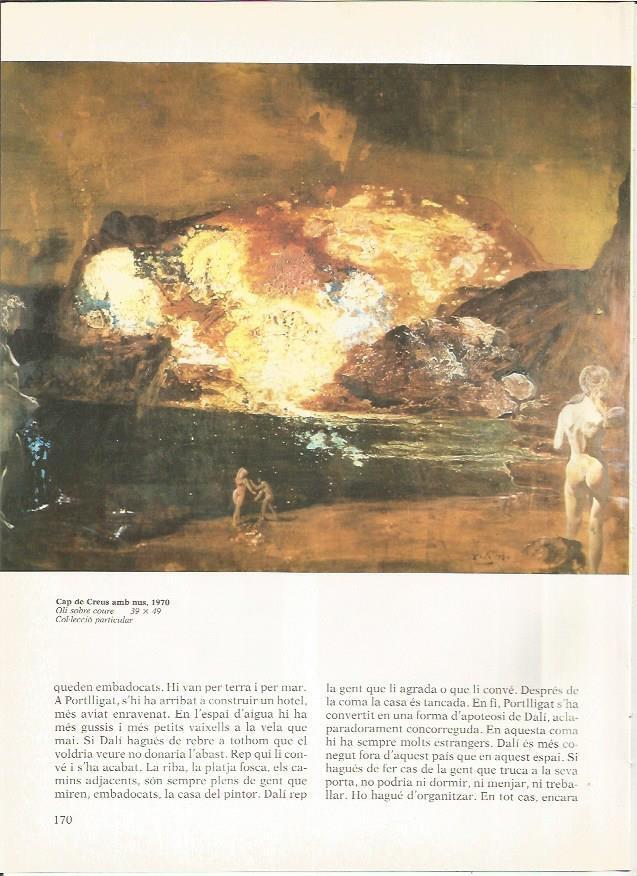 LAMINA 19337: Cap de Creus con nudo, por Dali