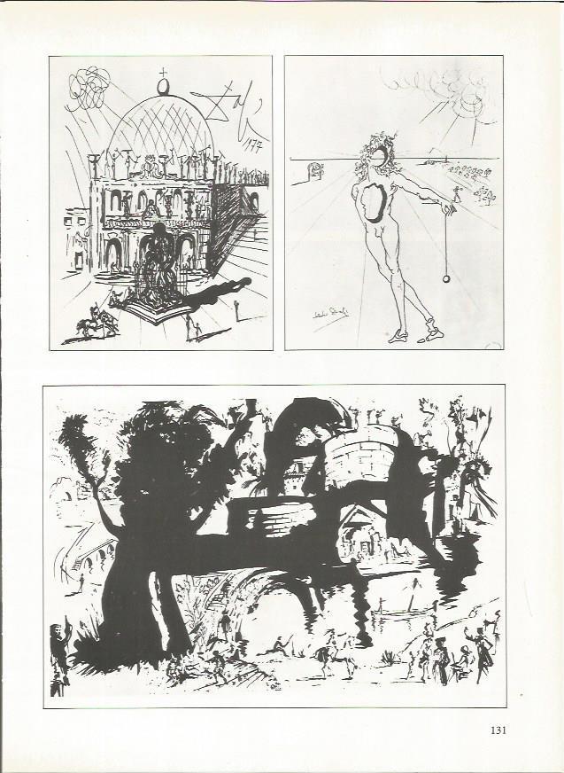 LAMINA 19318: Varios dibujos para la obra de Josep Pla, Obres de Museu