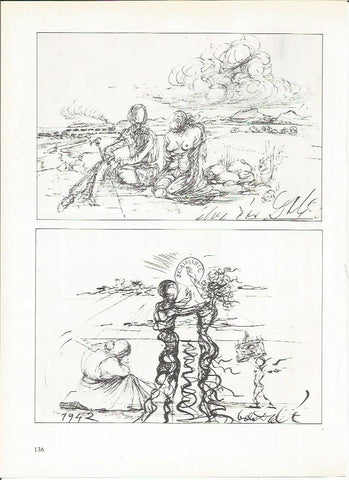 LAMINA 19320:  Ilustraciones de 1942 para La vida secreta de Salvador Dali