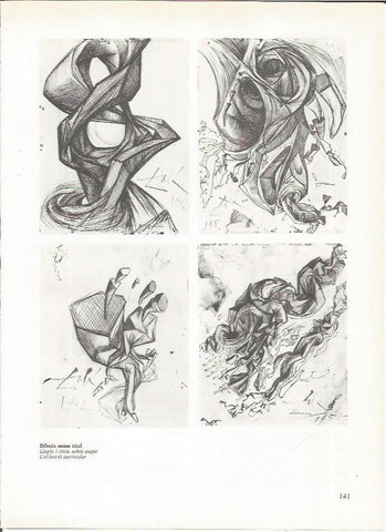 LAMINA 19323: Dibujo de lapiz y tinta sin titulo, por Dali