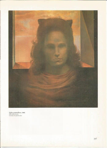 LAMINA 19336: Gala a contraluz, por Dali
