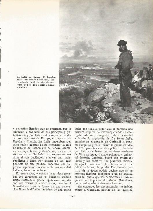 LAMINA 19569: Garibaldi en Capua
