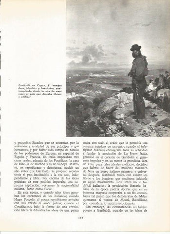 LAMINA 19569: Garibaldi en Capua