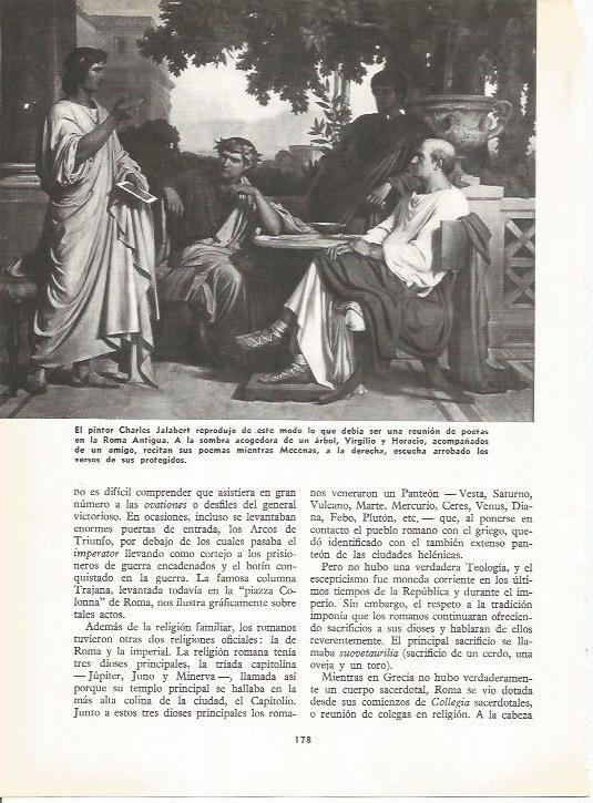 LAMINA 19576: Poetas de la antigua Roma, por Jalabert