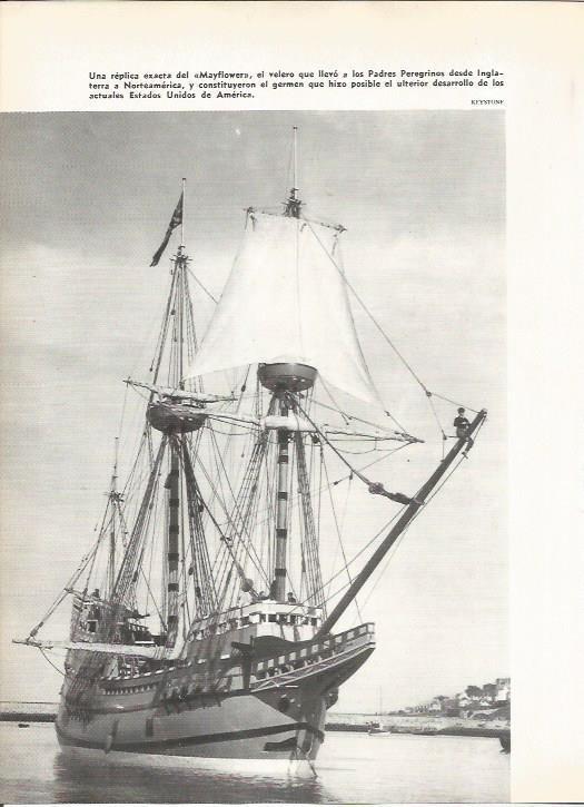 LAMINA 19564: Replica del Mayflower