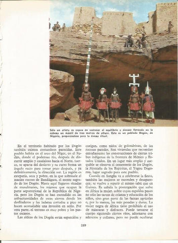 LAMINA 19545: Hombres de un poblado Dogon, Nigeria