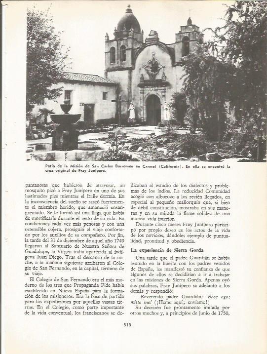 LAMINA 19553: Mision de San Carlos Borromeo en Carmel, California
