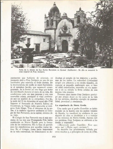 LAMINA 19553: Mision de San Carlos Borromeo en Carmel, California
