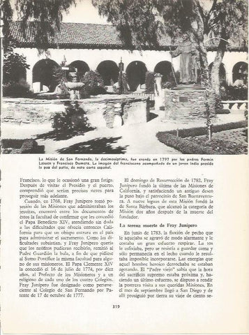 LAMINA 19554: Mision de San Fernando en California