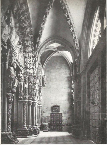 LAMINA 19560: Portico de la Gloria de la catedral de Santiago de Compostela