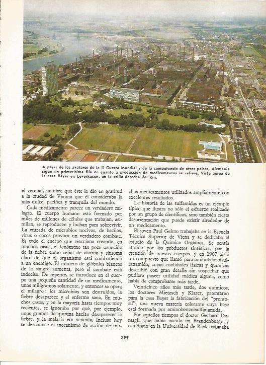 LAMINA 19586: Fabrica Bayer en Leverkusen, Alemania