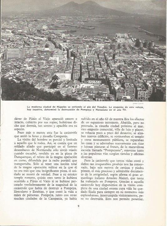 LAMINA 19587: Vista aerea de Napoles, Italia