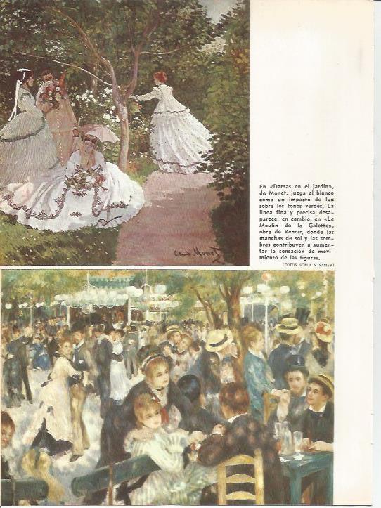 LAMINA 19613: Damas en el jardin, por Monet