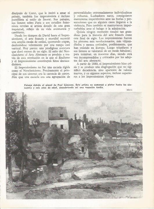 LAMINA 19614: Paisaje, por Cezanne