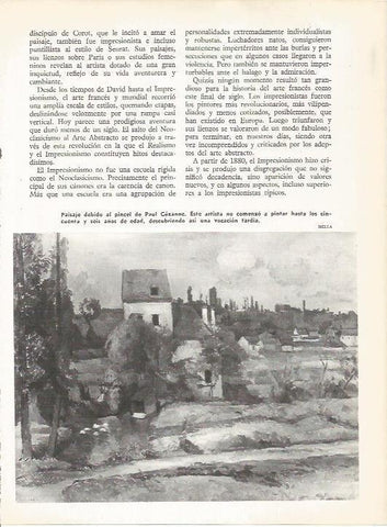 LAMINA 19614: Paisaje, por Cezanne