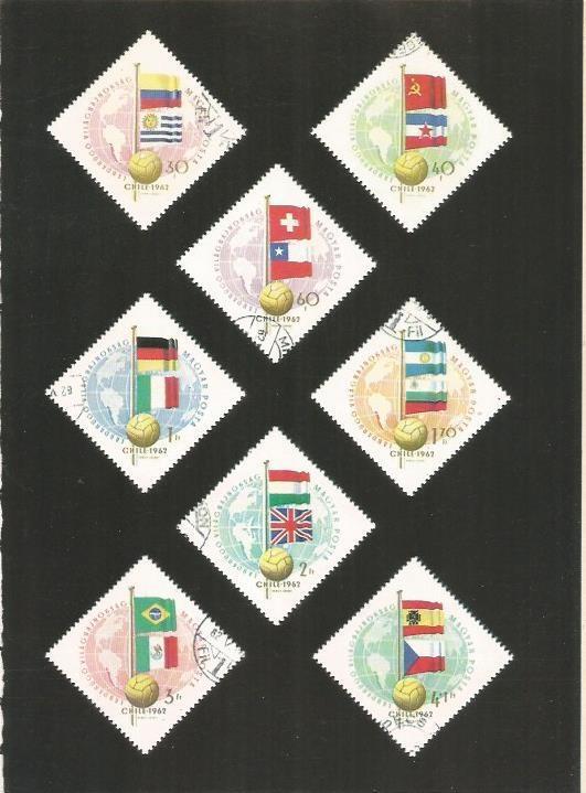 LAMINA 19623: Serie de sellos de Hungria de 1962